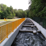 Fischtreppe am Wasserkraftwerk Kamienna Foto: Dr. Wojciech Zbaraszewski