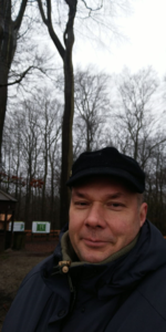 Selfie von Dr. Wojciech Zbaraszewski während der Umfrage in Wolin.